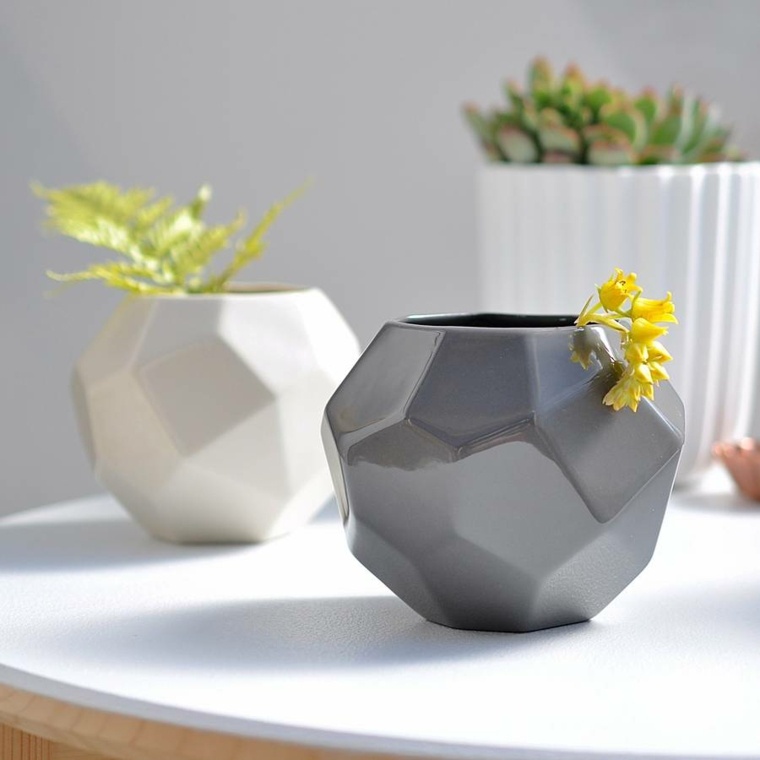 vase geometric shape design idea deco modern interior design