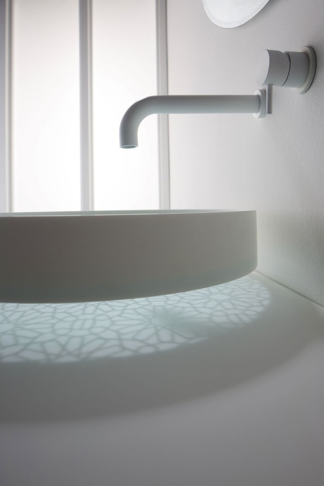 washbasin bathroom design background glass Motif Omvivo