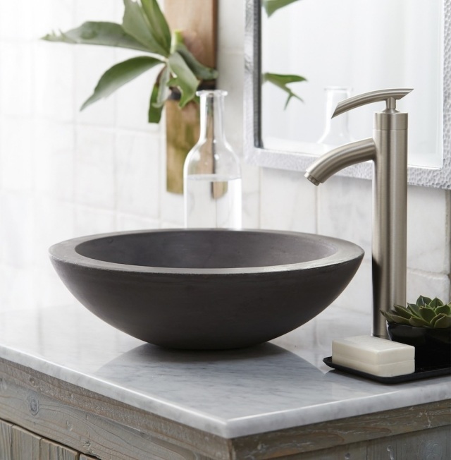 washbasin bathroom original round-ask-concrete