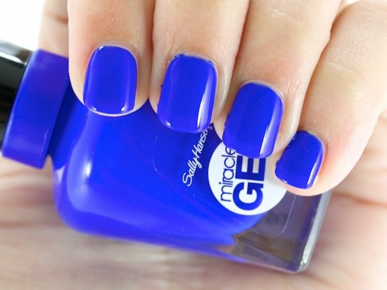 deco nail gel idea varnish blue