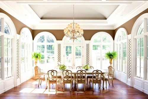 canopy dining room deco