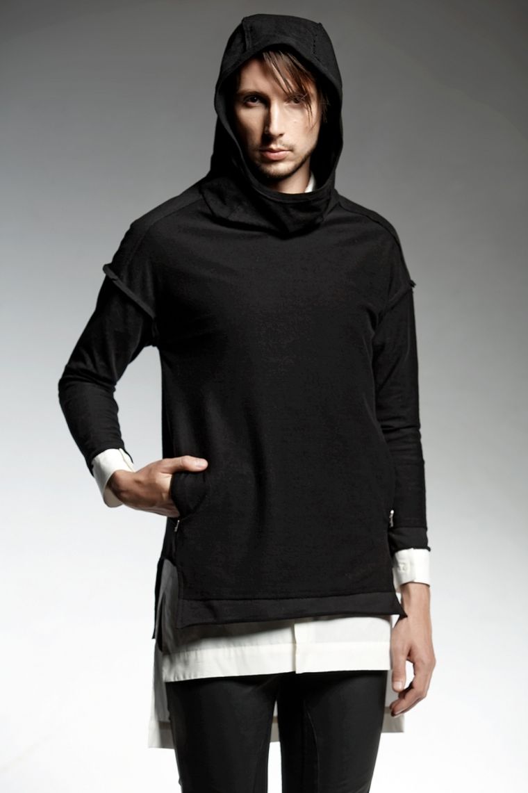 trendy men's clothing t shirt hoodie fashion man
