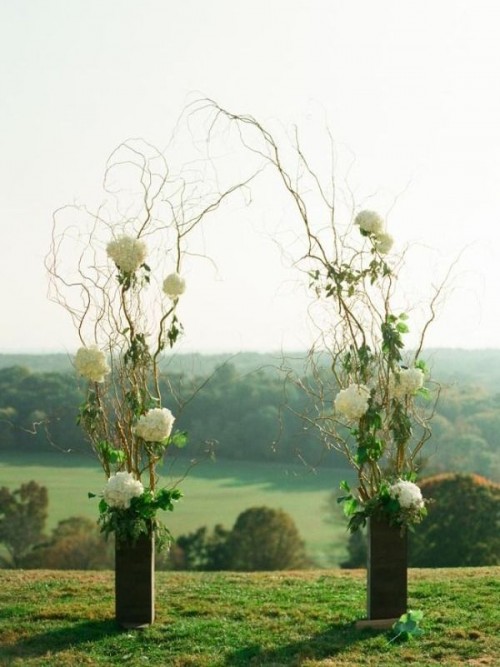 archway view original wedding