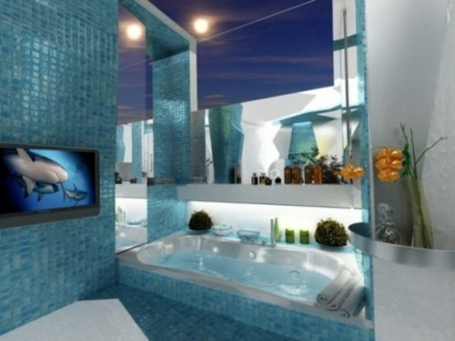 jacuzzi view modern bathroom