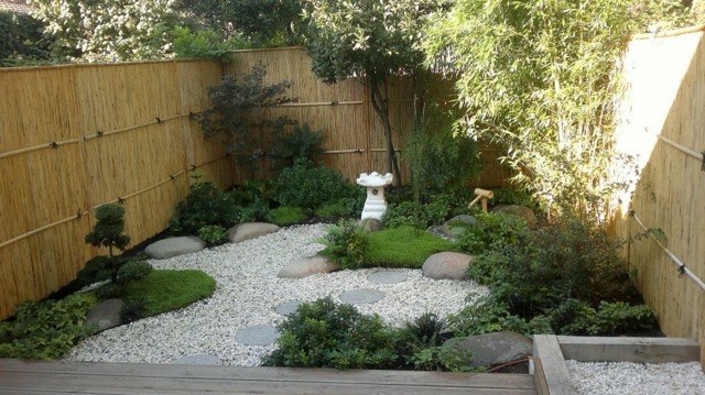 deco japanese garden stone wood fountain