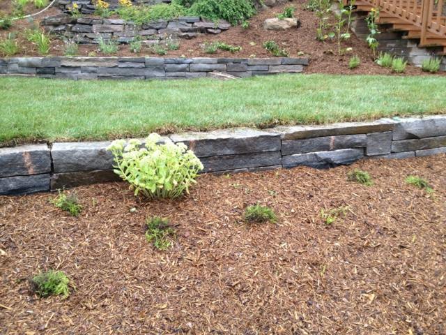 garden view separates wall soutenement