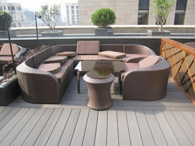 terrace view rattan furniture