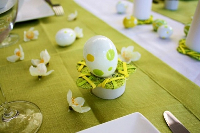 zoom deco table easter