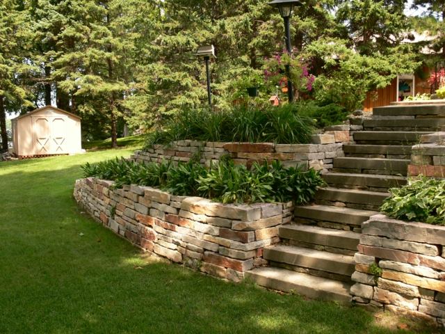 zoom stone stairs garden