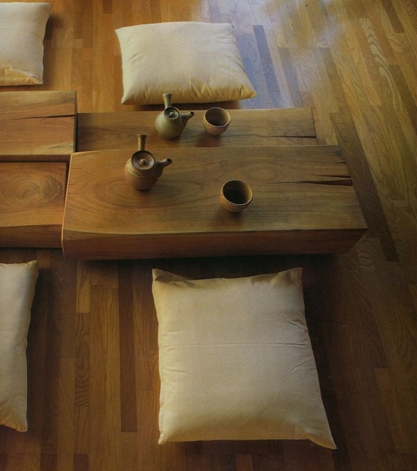 zoom Japanese coffee table cushions